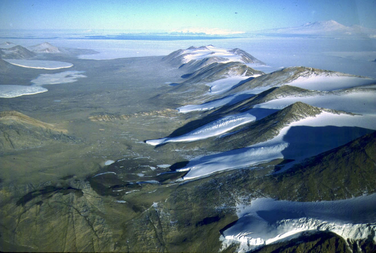 Dry Valleys from the air